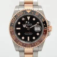 ロレックス GMTマスターⅡ 126711CHNR PG×SS PG×SS AT ブラック文字盤