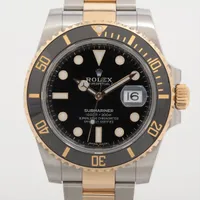 ロレックス サブマリーナーデイト 116613LN SS×YG SS×YG AT ブラック文字盤