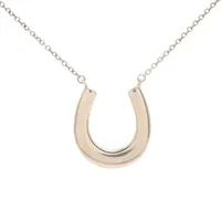 極美品 ティファニー ホースシュー ネックレス シルバー925 ティファニー ホースシュー ネックレス 925 2.6g シルバー ZZ026161