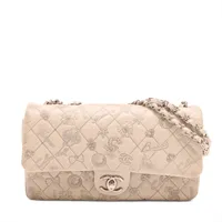 アンテプリマ ワイヤー チェーンショルダーバッグ シルバー エコバッグ