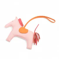 エルメス ロデオチャームGM チャーム アニョーミロ ローズサクラ