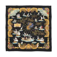 エルメス カレ90 MUSIQUE DES DIEUX 神々の音楽 スカーフ シルク