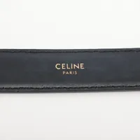 セリーヌ トリオンフ ベルト 75 GP×レザー ブラック×ゴールド ZZ026174