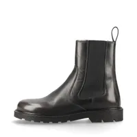 ボッテガヴェネタ レザー×ファブリック サイドゴアブーツ 39.5