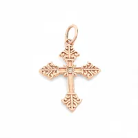 アガット ダイヤ ネックレストップ K10(PG) 1.8g 0.02 YZ077881｜中古