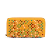 クリスチャンルブタン パネトーネ ロックスタッズ レザー ラウンド