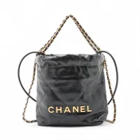 シャネル シャネル22 ミニ シャイニーカーフスキン チェーンショルダー