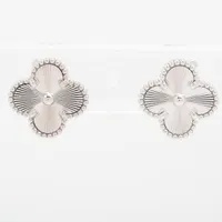 ヴァンクリーフ&アーペル ヴィンテージアルハンブラ ギョーシェ ピアス