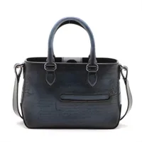 ベルルッティ スクリットアラベスク トゥジュール キャンバス×レザー