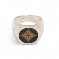 ヴィトン M65496 バーグフルールモノグラム リング S 925 15.5g