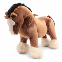 エルメス ぬいぐるみ コットン グレー×ホワイト エルミー シュヴァル