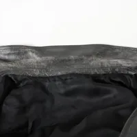 リックオウエンス 25SS カーフ レザージャケット IT52 メンズ ブラック