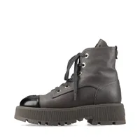 リックオウエンス レザー ブーツ 43 メンズ ブラック RAMONES BOOT