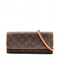 ヴィトン モノグラム ポシェットツインGM M51852 ブラウン