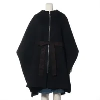 コーチ シグネチャー ウール×カシミヤ ポンチョ M/L レディース