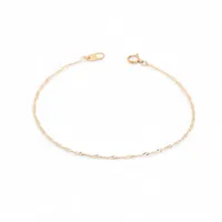 アガット ラブラドライト ブレスレット K10×SV 0.7g A2540681｜中古