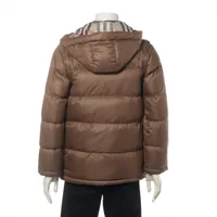 バーバリーロンドン ナイロン ダウンジャケット 160A キッズ ブラウン