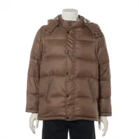 バーバリーロンドン ナイロン ダウンジャケット 160A キッズ ブラウン