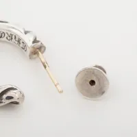 クロムハーツ スクロール ピアス(片耳用) 925×14K 3.9g A4245231｜中古