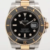 ロレックス サブマリーナーデイト 116613LN SS×YG SS×YG AT ブラック文字盤 あまりごま1