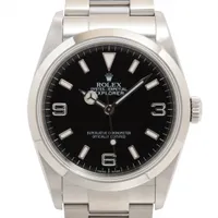 ロレックス エクスプローラーⅠ 114270 SS SS AT ブラック文字盤