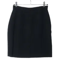 シャネル ココボタン 95A ウール×ナイロン スカート 38 レディース