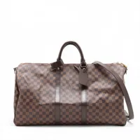 ヴィトン ダミエ キーポルバンドリエール55 N41414 ブラウン