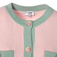 シャネル ココボタン 24年 カシミヤ カーディガン 36 レディース