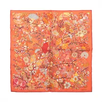 エルメス カレ45 Clic Clac クリッククラック スカーフ シルク