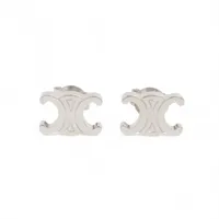 セリーヌ トリオンフ ピアス(両耳用) GP シルバー A4247185｜中古