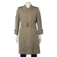 バーバリーズ コットン×ポリエステル ステンカラーコート 92/170