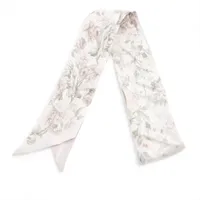 ディオール ミッツァ スカーフ シルク ピンク YZ069287｜中古ブランド