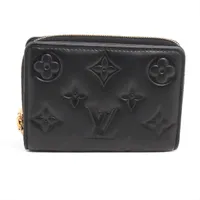 ヴィトン モノグラム エンボス ポルトフォイユ ルー M82768 グレー