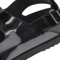 グッチ ミニダブルG ラバー サンダル 41 メンズ ブラック 660243 GG