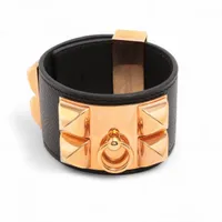 エルメス コリエドシアン バングル アルミニウム ブラック AP037385