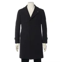 セリーヌ エディ期 ウール チェスターコート 44 メンズ ブラウン