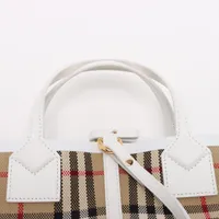 バーバリー ノバチェック ロンドン ミニ キャンバスxレザー 2WAY