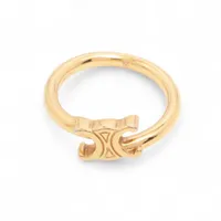 セリーヌ トリオンフ アシンメトリック FLF2273 リング 50 GP ゴールド