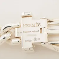 エルメス ブックルセリエ 2025 ネックレス 42 925 74.1g シルバー