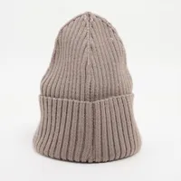 シャネル ココマーク ニットキャップ ウール×シルク×カシミヤ ベージュ