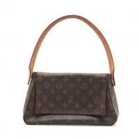 ヴィトン モノグラム ミニルーピング M51147 ブラウン