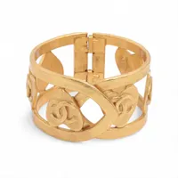 シャネル ココマーク ハート 95P バングル GP ゴールド A4251927｜中古