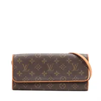 ヴィトン モノグラム ポシェットツインGM M51852 ブラウン