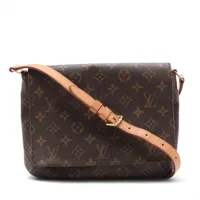 ヴィトン モノグラム ミュゼットタンゴ M51257 ブラウン