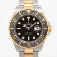ロレックス シードゥエラー 126603 SS×YG SS×YG AT ブラック文字盤