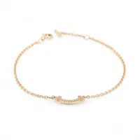 ティファニー バイザヤード パール ブレスレット 750(YG) 2.5g 約5.5mm