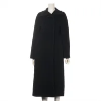 バーバリーロンドン ウール×カシミヤ コート 36 レディース ブラック