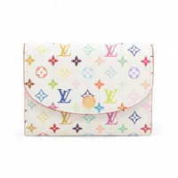 ヴィトン×村上隆 LV×TM ポルト カルト ロミー レザー コインケース