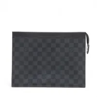 ヴィトン ダミエグラフィット ポシェット ヴォワヤージュ MM N41696 ブラック RFID反応あり