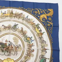 エルメス カレ90 LA PROMENADE DE LONGCHAMPS ロンシャンへの散歩